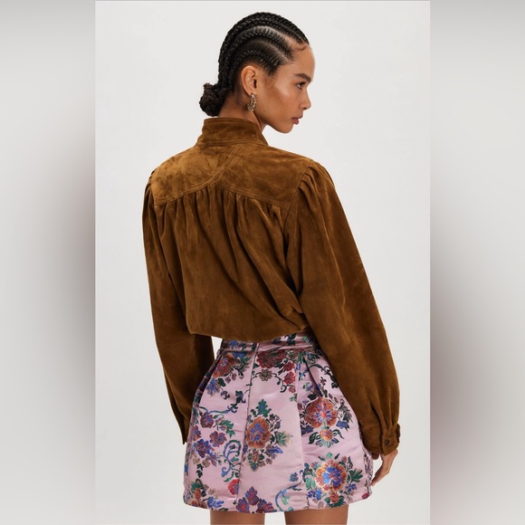 Benjamine Mini Skirt NWOT pink combo - Picture 2 of 3